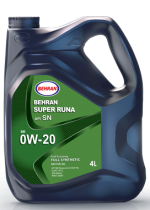 روغن موتور بهران سوپر رانا 0W20 SN چهار لیتر