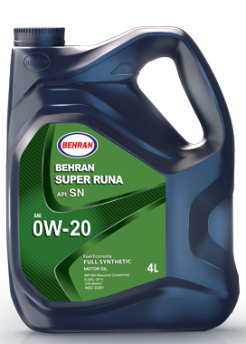 روغن موتور بهران سوپر رانا 0W20 SN چهار لیتر