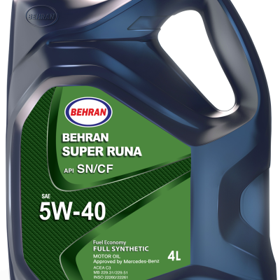 روغن موتور بهران سوپر رانا 5w40 حجم 4 لیتر
