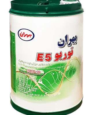 روغن موتور بهران توربو 10w40 E5 بیست لیتری